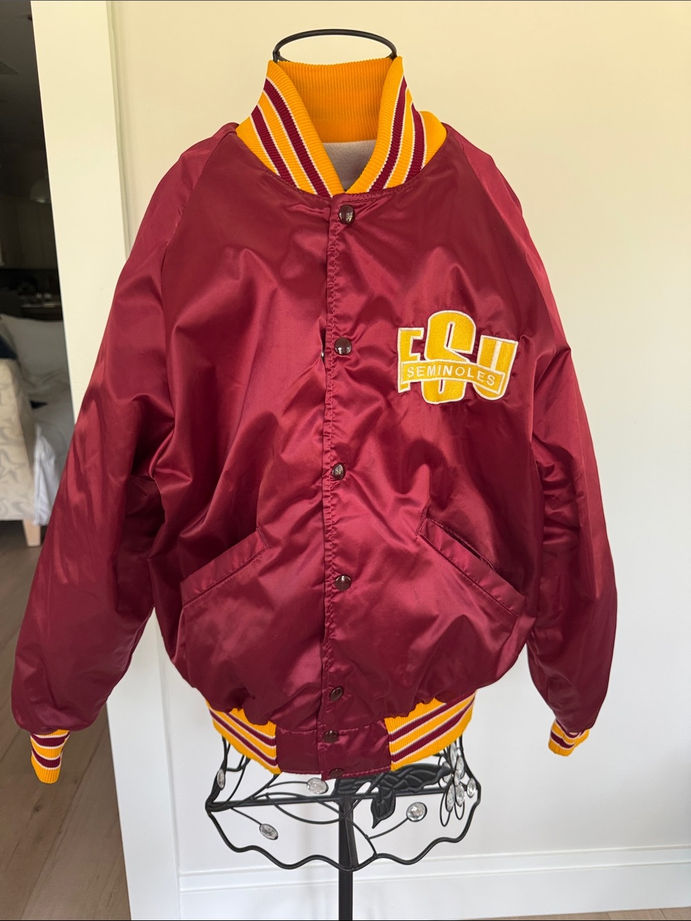 Vintage Seminoles Lightweight Varsity Style Jacket size M